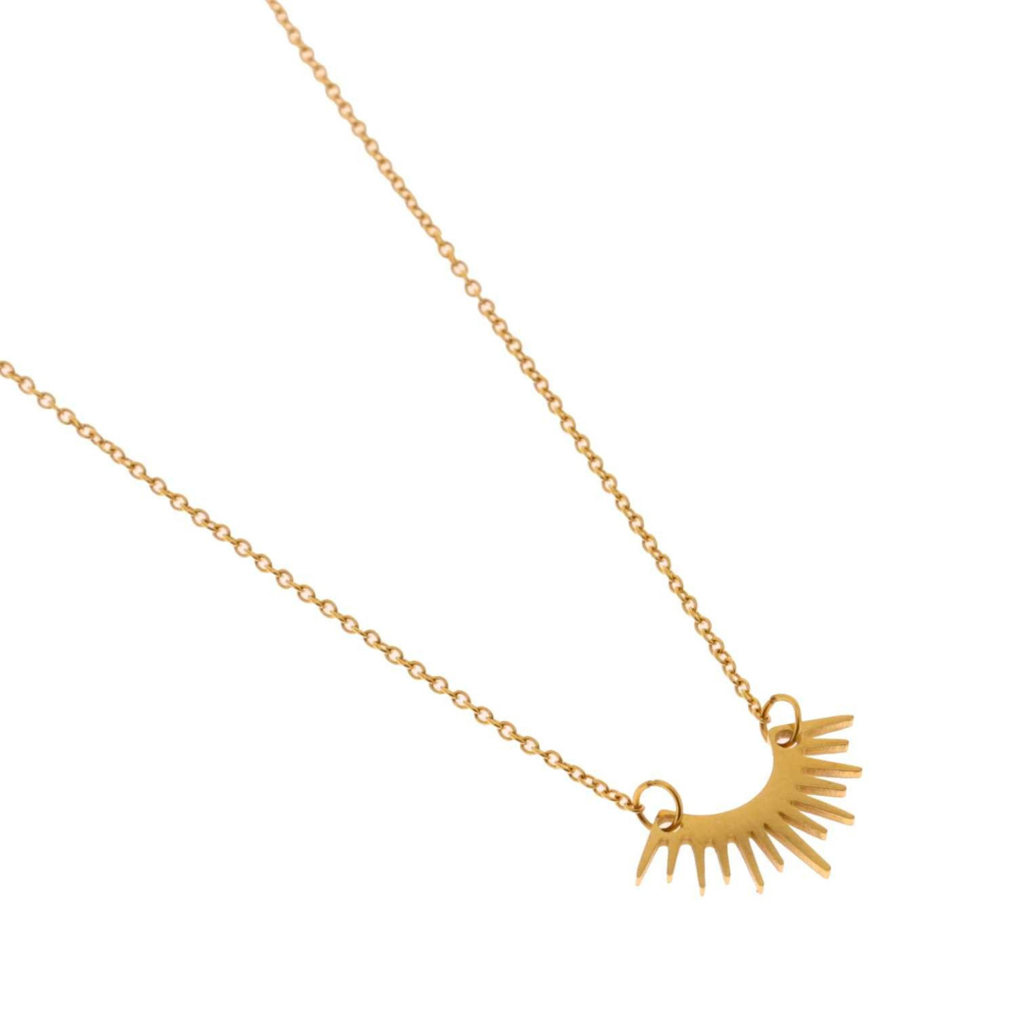 Collier dorée, Elyo- Photo face