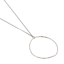 Sautoir argentée, Anouk - Photo face