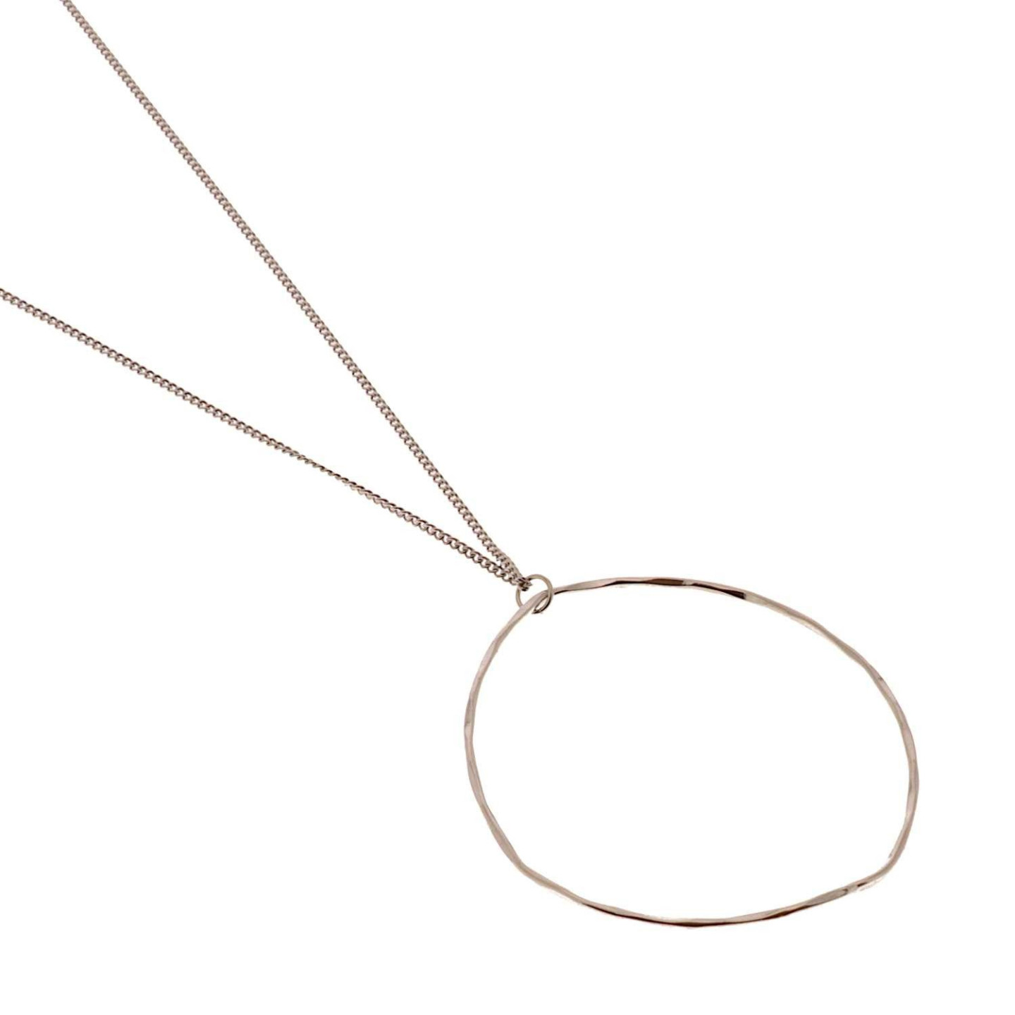 Sautoir argentée, Anouk - Photo face