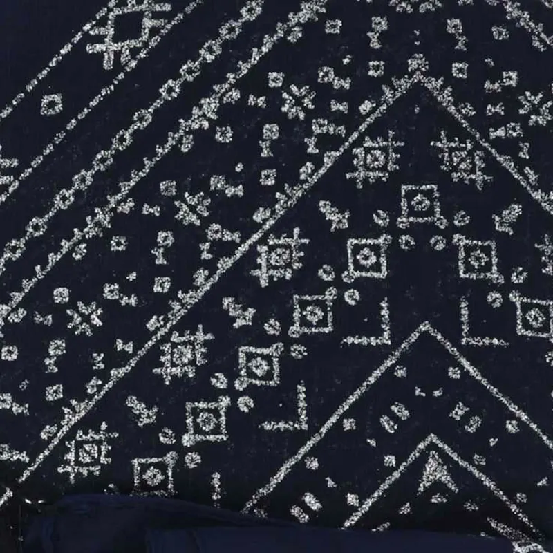 Echarpe Bellina, bleu