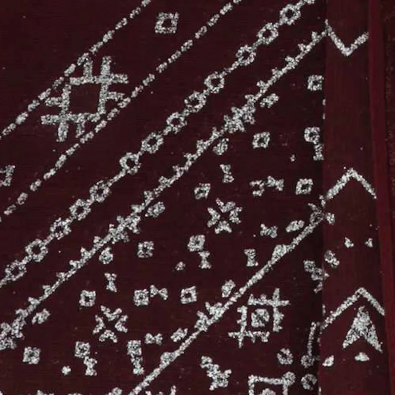 Echarpe Bellina, bordeaux