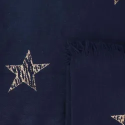 Echarpe Etoilée, bleu