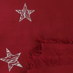 Echarpe Etoilée, rouge