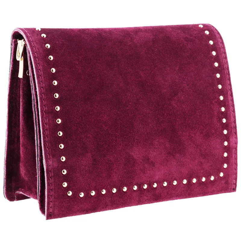 HARRERAS sac bandoulière en cuir - rouge - côté