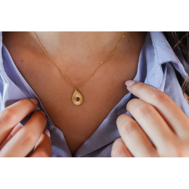 Collier Rukhi, doré