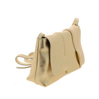 Petit sac à main en cuir lavé moutarde, pochette à bandoulière 8THB2421  Mosta