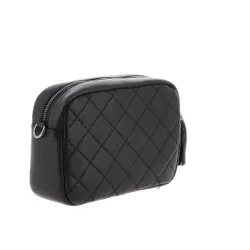 MELINA sac trotteur en cuir - noir - côté
