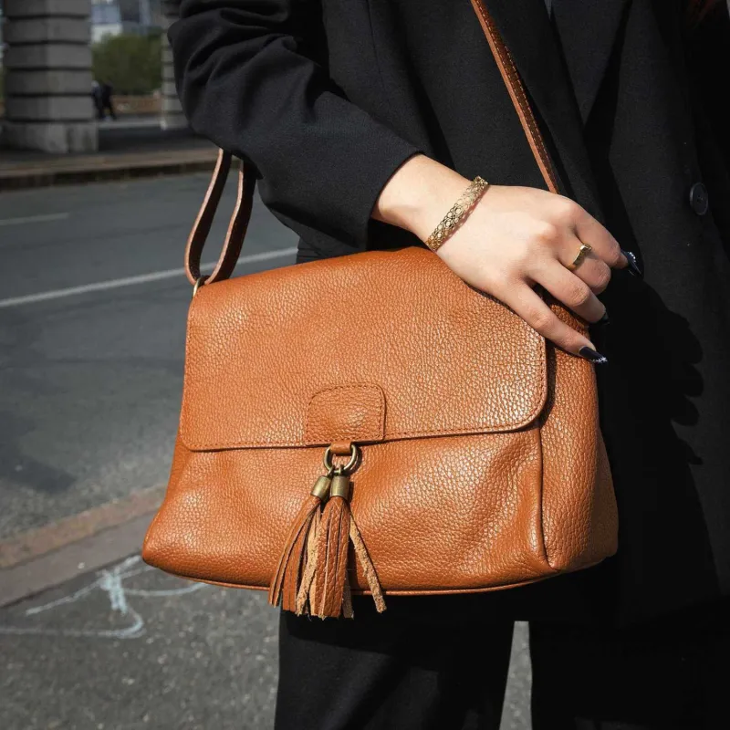 HUXLEY sac bandoulière en cuir