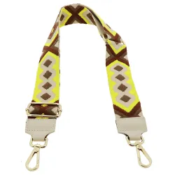 Bandoulière de sac Navajo, jaune