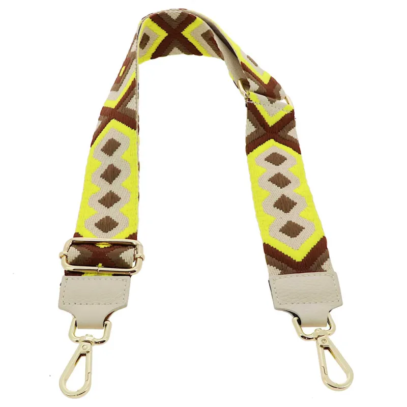 Bandoulière de sac Navajo, jaune