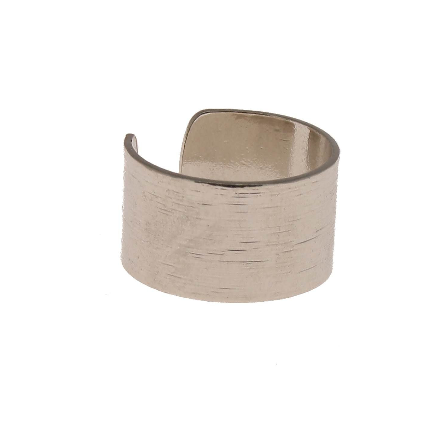 Bague Arla, argenté - taille réglable - fabriqué en Italie